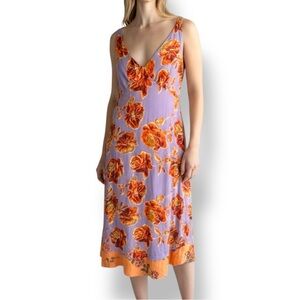 Kamellia by P.R. Floral Midi Sundress